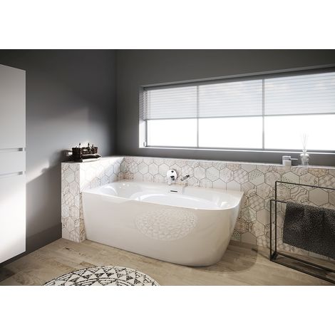 Home Eckbadewanne 170 x 80 cm, Version links
