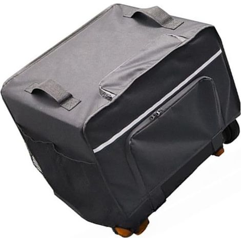 Housse de générateur portable étanche à la poussière en tissu Oxford avec poches de rangement pour station d'alimentation de camping 45 x 36,8 x 38,1 cm (600D) (1/5)