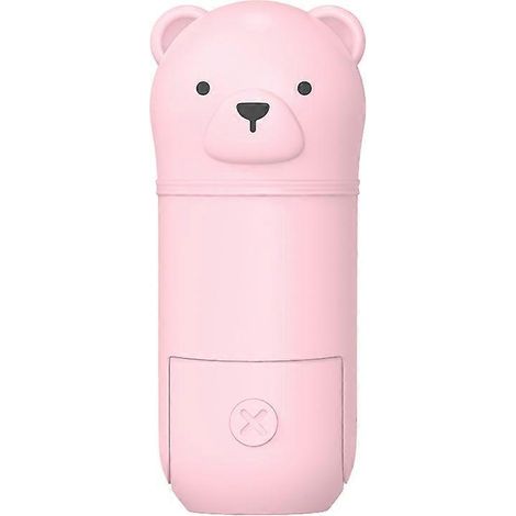 Ventilateur de poche, petit ventilateur, mini ventilateur portable, ventilateur brumisateur, ventilateur USB pliable et silencieux, ventilateur personnel pour le bureau/les voyages (rose)