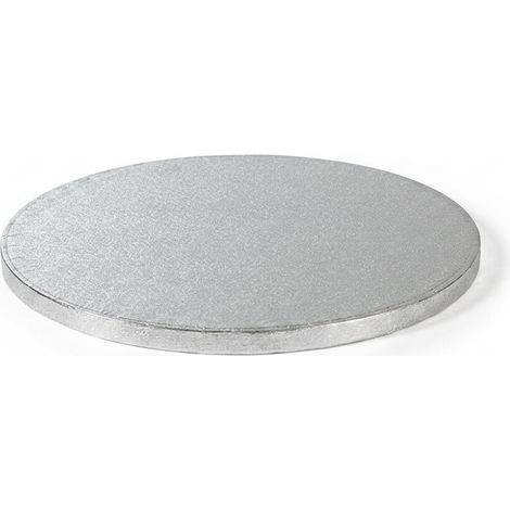 Karma Decora Cakeboard Silver Tondo D 40 cm H 1,2 cm (1/3)