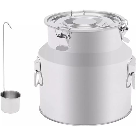 Pot à lait en acier inoxydable 22L pot de transport récipient à lait Pour Rangement de cuisine