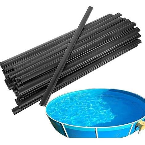 Pool Edge Strips-Overlap Clip Set, Support de Bord en Vinyle Verrouilles en Plastique Robustes, Conception de sûr, météo-résistant, adaptée à la réparation au-Dessus -Ground, aux Rondes (1/5)