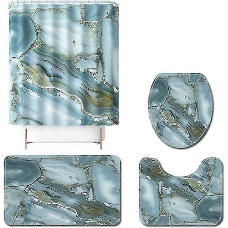 Ensemble de tapis de sol texturés pour toilettes (1/5)