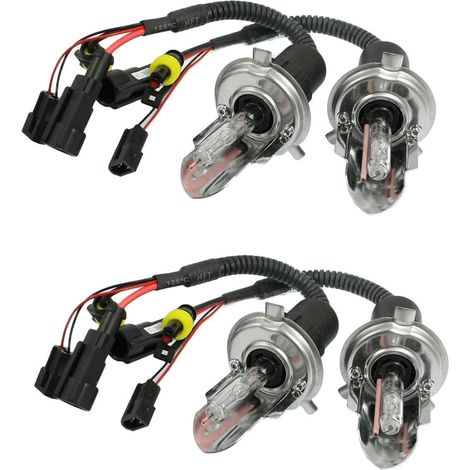 Pieces 35W DC 12V 12000K H4 HID Xenon Hi/Lo Faisceau D'Ampoule A (1/2)
