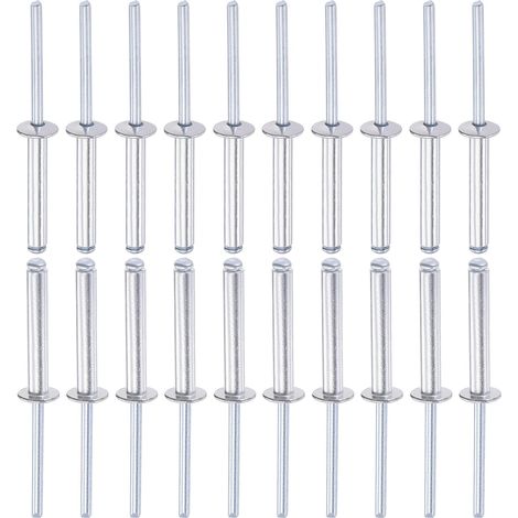 5mm x 30mm (DxL) Aveugle Rivets - 120Paquet - Bonne pour Machines Assemblage - Aluminium Dôme Ouvert Fin Rivet (1/5)