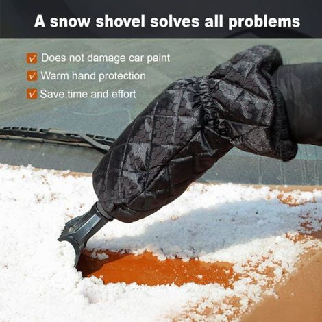 Grattoir À Glace - Gant Grattoir Pare-Brise - Pour Voiture - 1 Pièce (1/4)