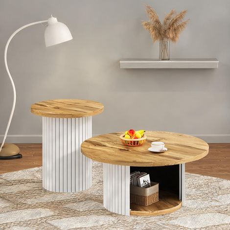 Table d'appoint Table d'appoint natural en MDF (1/5)