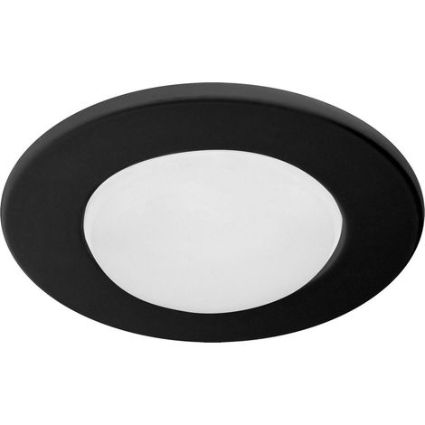 EN80 Spot Encastré pour Lampe E27 R80 noir avec connexion 230V sans outil ARIC 4395 (1/2)