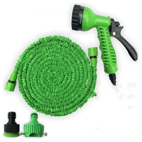 C2615A Hose Basic - Tuyau Extensible à Pression d'Eau, Vert, 15 Mètres (1/4)