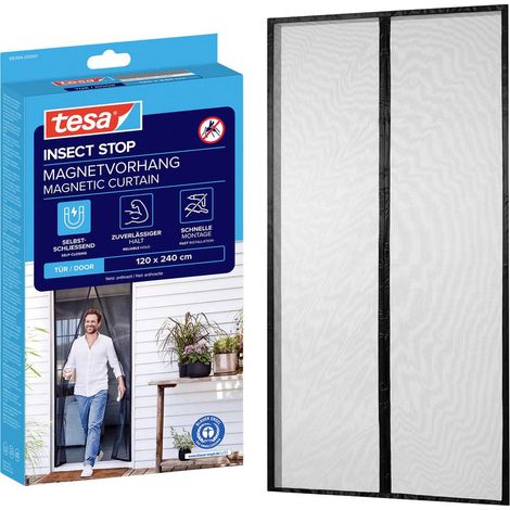 tesa Insect Stop 55394-00001-00 Tenda magnetica (L x A) 1.2 m x 2.4 m Antracite 1 pz. (1/5)