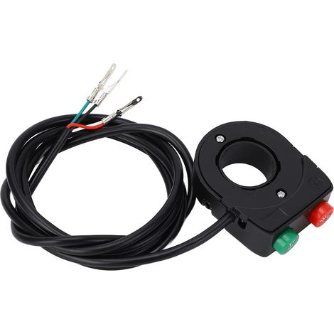 Motorrad-Lenkerschalter, 22 mm, 3-adrige Hupe, Scheinwerfer für Fahrrad und Elektroroller. (1/5)