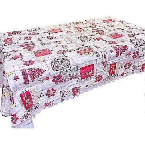 Nappe de Noël festive pour les repas de fêtes et la décoration de soirées au Royaume-Uni (1/5)