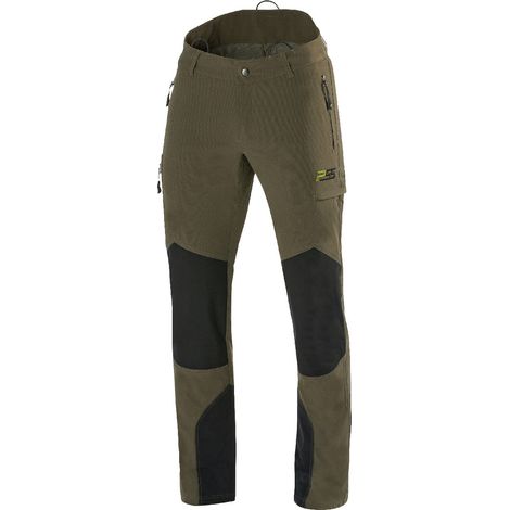 Pantalon outdoor PSS X-treme Stretch Vert/Noir Taille 110 Mince et grand