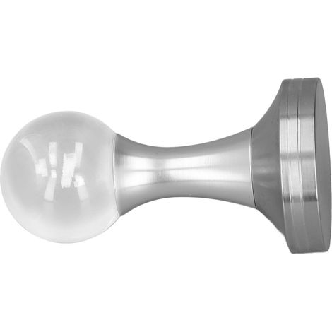 Tampon à Café Boule Cristal en Acier Inoxydable - Presse Café Manuelle 51mm - Outil Barista Argenté (1/5)