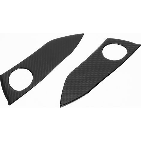 2 Garnitures de Cadre Panneau Interrupteur Lumière Avertissement en Fibre de Carbone Compatible Toyota RAV4 2006-2012 (1/5)