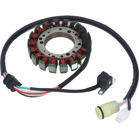 Bobine de stator de magnéto 5ND 81410 00 00, remplacement à faible perte magnétique pour quad Kodiak 400/450 et Grizzly 400/450 (1/5)