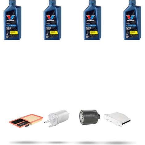 Kit tagliando 4 FILTRI e 4L OLIO compatibile con Skoda Octavia II 1.4 59kw Dal 2006 al 2013 (1/5)