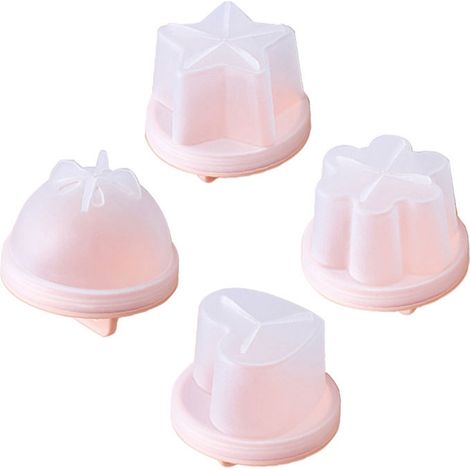 Multifunktionale Eierform zum Dämpfen, verhindert Anhaften, schnelles Kochen, niedliche Eierform mit Ölpinsel für die Küche, Rosa (1/5)