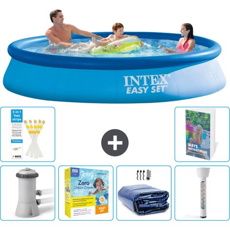 Intex Piscina Easy Set Rotonda - 366x76 cm - 7-pezzi  S184