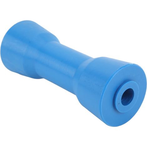 Rouleau de quille bleu en PVC marin durable, 160 mm, auto-centrant, pour remorques et bateaux (1/5)