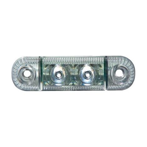 Feu de gabarit latéral blanc SecoRüt 61282 verre transparent 12 V, 24 V (1/3)