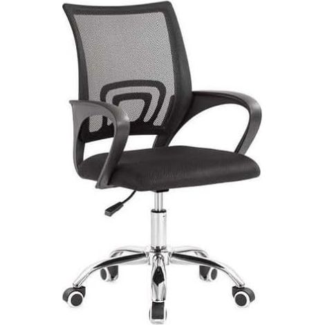 Silla Escritorio Riga  Giratorio 360º  Negro (1/5)