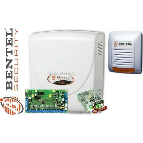Bentel Kit Absoluta Plus 48 + Box + Sirena + Alim.3.6A - ABS-48-C
