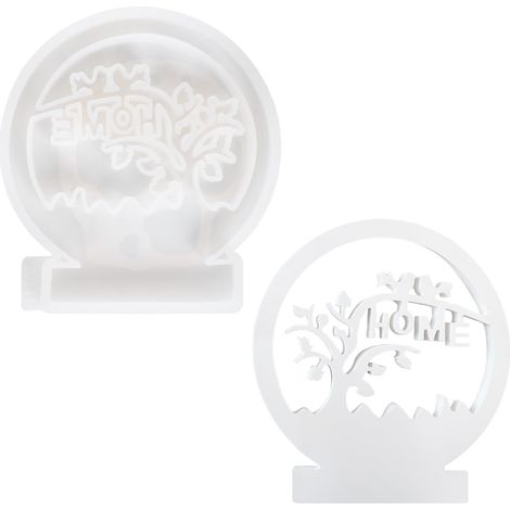 Moules à bougies en silicone, insertion en silicone, arbre de vie, bougeoir, moules en silicone, moules à bougies, en forme d'oiseau, pour vous et votre famille (1/5)