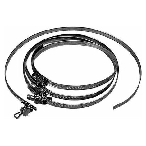Fei Yu – Lot de 12 colliers de serrage en acier inoxydable – Ajustables pour diamètres de 16 à 25 mm – Résistants à la corrosion – Installation facile
