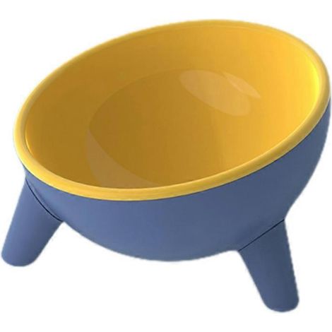 Distributeur d'eau et de nourriture antidérapant et anti-retour pour protéger la colonne vertébrale du chat (1/5)