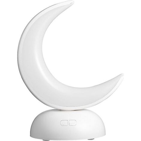 Lampada da tavolo, luce notturna portatile a forma di falce di luna e la lampada per aromi, ricaricabile tramite USB, luminosità regolabile (1/5)
