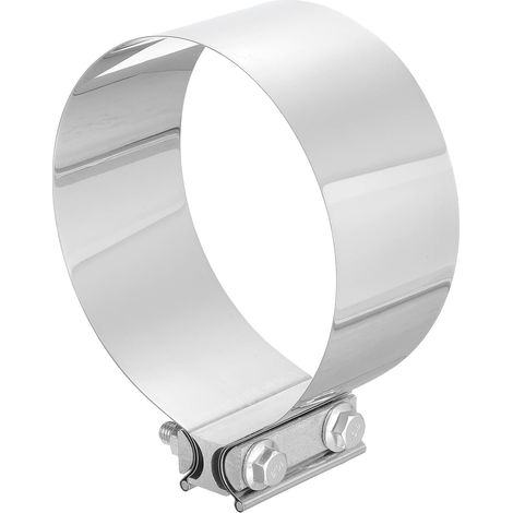 Collier D'Echappement 6 Pouces 304 Acier Inoxydable Argent (1/5)