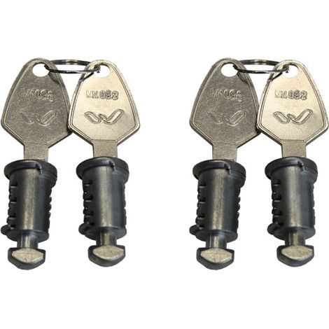 Diebstahlschutzschloss-Set für Menabo Tema Dachträger aus Stahl oder Aluminium
