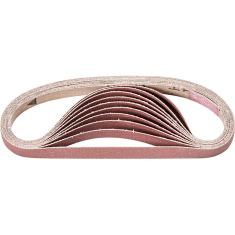 PFERD TOOLS Korund Schleifband BA 10x330mm A180 für universelle Anwendung mit Bandschleifer (100) 100 Stk