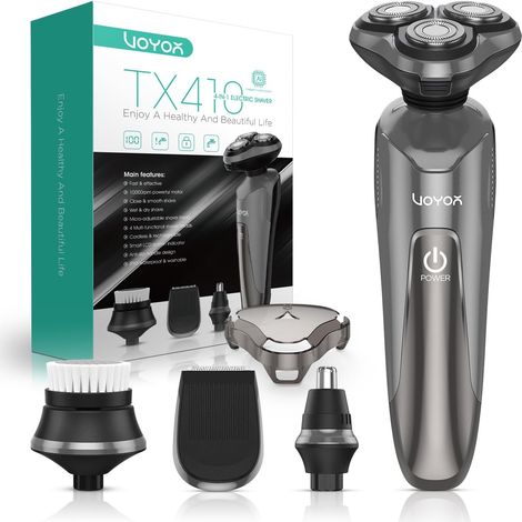 Rasoir Électriques Hommes, Têtes Flottantes 3D Rasoir Barbe Homme (1/5)