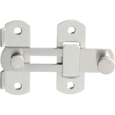 Cerradura para puerta interior/exterior, pestillo de palanca de acero inoxidable, cerradura para portón, ventana, armario, jardín (1/5)