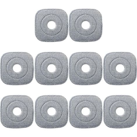 Lot de 10 lingettes lavables pour balai à franges essoreuse automatique (1/5)