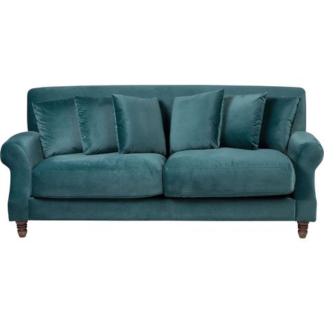 Sofa 2 Seater EIKE Velvet Teal