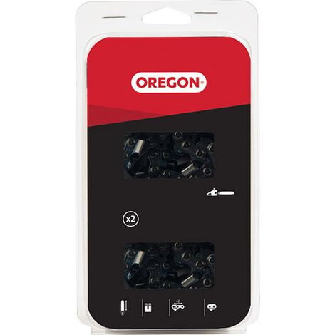 Oregon Sägekette 3/8"/1,3 mm – 52 Glieder – Doppelpackung – 2 Stück