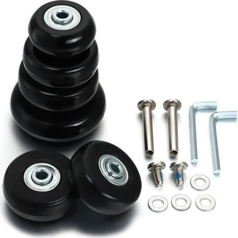 Resväska delar Axlar Rese Bagage Hjul 90MM 24MM 2ST 2ST - Parfait 90mm 24mmMGF 90mm 24mm