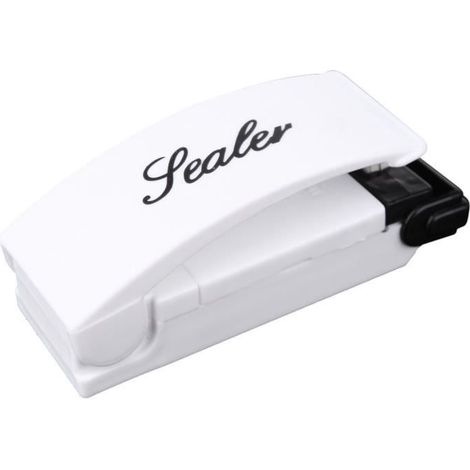 Pratique Sealer Closer Soude joignant sac d'alimentaire En Plastique Blanc (1/4)
