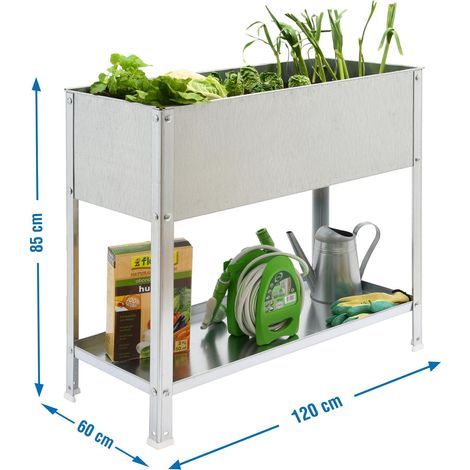 Simonrack Simongarden Urban Top Pflanzkübel Silber 200L