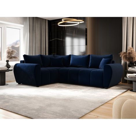 Tendencio – Canapé d’angle convertible 3 places – Largeur 235 cm – Couchage 200 x 140 cm – Rangement intégré – Design moderne – Confort optimal