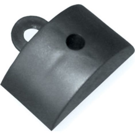 400PZ SUPPORTO D'ONDA X PLASTICA PER IL FISSAGGIO DI LAMIERE ONDULATE DIMENSIONI MM76X18 MM.20X40X17 (1/2)