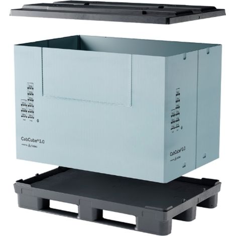 PROVOST - Kit palette sleeve repliable en polyéthylène - Solution d'emballage logistique réutilisable