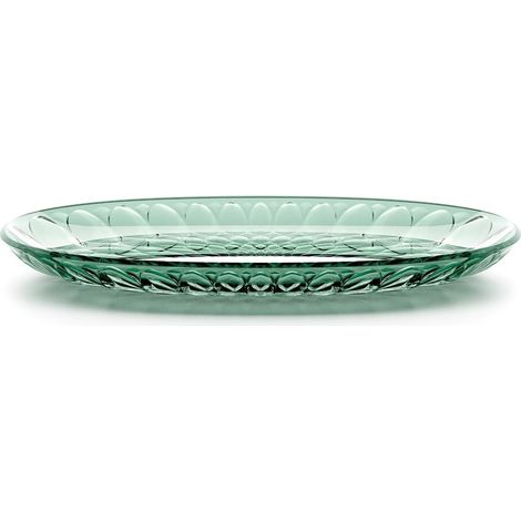 GUZZINI Vassoio Ovale Piccolo Vanity Bio-Based 32 x 19,5 Cm Verde (1/4)