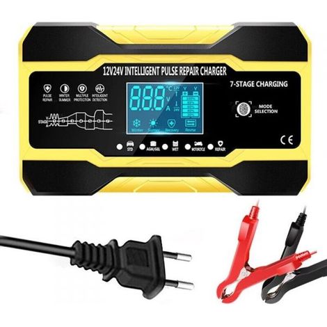 Caricabatteria intelligente 12V 24V ripara batterie auto moto camion DW2023