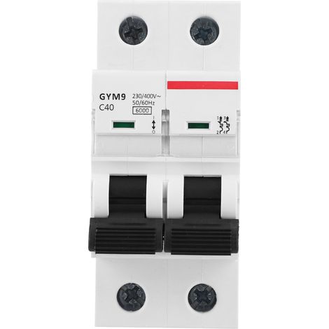 Disjoncteur différentiel 2P 40A 230/400V 50/60Hz IP20 GYM9-C65 Protection contre les fuites de courant (1/5)