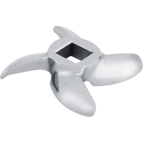 Ortviai Couteau de hachoir à viande en acier inoxydable 32 – Diamètre 90 mm, épaisseur 10,7 mm (1/4)