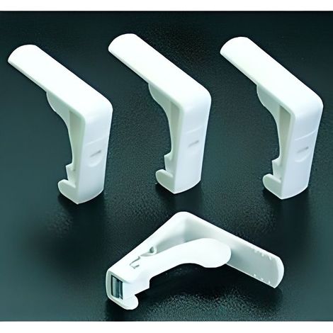 Pinces à Nappe - Lot de 12 - Fixe Nappe Universelle - Blanc